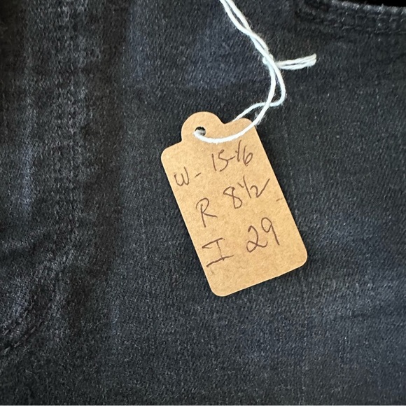🌴 Frame Denim SZ 28 Le Skinny de Jeanne black distressed denim EUC - Picture 10 of 10